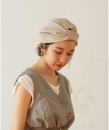 TODAYFUL | ギャザーターバンキャップ(キャップ)