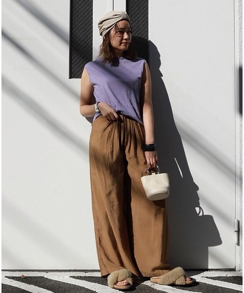 TODAYFUL(トゥデイフル)の「ギャザーターバンキャップ(キャップ・レディース・カーキ/ベージュ・FREE)」の6枚目の写真