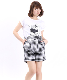 WEGO | WEGO/ギンガムハイウエストタックショーツ(その他パンツ)