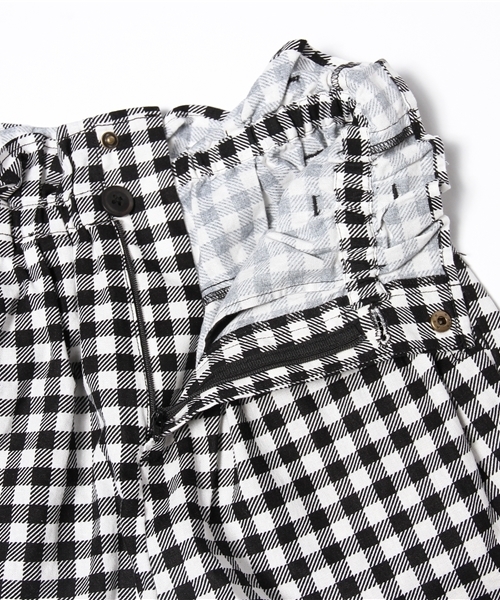 WEGO（ウィゴー）の「WEGO/ギンガムハイウエストタックショーツ（その他パンツ・レディース・ブラック/ブルー・FREE）」の10枚目の写真