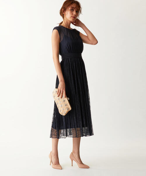 商品詳細 Emmel Refines Fcp レースプリーツ フィット フレアワンピース Outlet アウトレット 公式通販