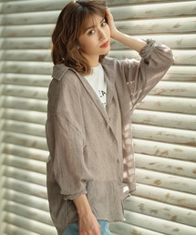 KOBE LETTUCE | シアーガーゼリラックスシャツ(シャツ/ブラウス)