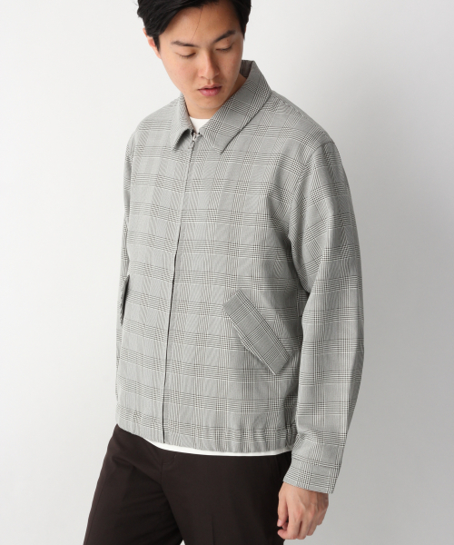 GLOBAL WORK（グローバルワーク）の「クリーンスイングトップ/840718（ブルゾン・メンズ・ブラック/グレー/グレー系その他/ブラウン系その他・SMALL/MEDIUM/LARGE）」の9枚目の写真