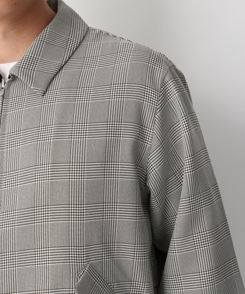 GLOBAL WORK（グローバルワーク）の「クリーンスイングトップ/840718（ブルゾン・メンズ・ブラック/グレー/グレー系その他/ブラウン系その他・SMALL/MEDIUM/LARGE）」の15枚目の写真