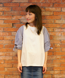 CIAOPANIC | 【Ciaopanic】袖ストライプBL(Tシャツ/カットソー)