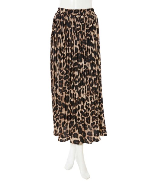 fifth（フィフス）の「レオパードプリーツマキシスカート（スカート・レディース・レオパード・MEDIUM）」の9枚目の写真