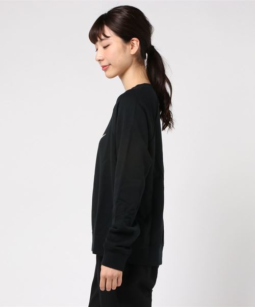NIKE（ナイキ）の「NIKE/ナイキ ウィメンズ エッセンシャル クルー フリース（スウェット・レディース・ブラック/グレー/ラベンダー/バイオレット/グレイッシュブルー/パープル/ホワイト/スカイブルー・S/M/L/XL）」の10枚目の写真