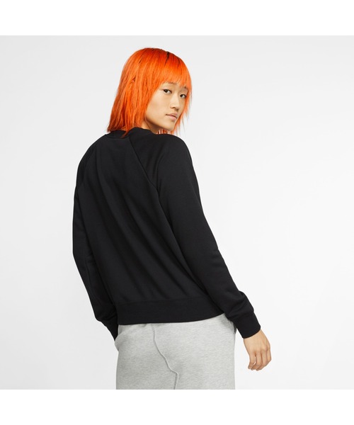 NIKE（ナイキ）の「NIKE/ナイキ ウィメンズ エッセンシャル クルー フリース（スウェット・レディース・ブラック/グレー/ラベンダー/バイオレット/グレイッシュブルー/パープル/ホワイト/スカイブルー・S/M/L/XL）」の15枚目の写真