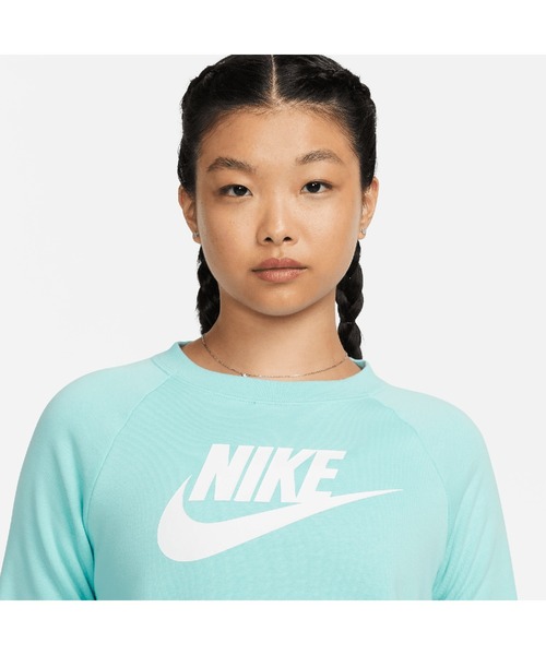 NIKE（ナイキ）の「NIKE/ナイキ ウィメンズ エッセンシャル クルー フリース（スウェット・レディース・ブラック/グレー/ラベンダー/バイオレット/グレイッシュブルー/パープル/ホワイト/スカイブルー・S/M/L/XL）」の13枚目の写真