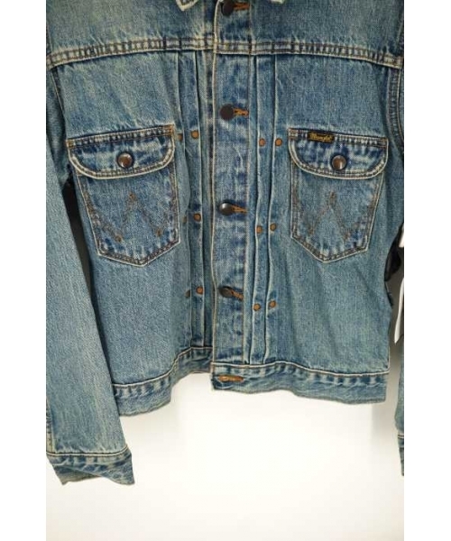 90s 00s Wrangler 11MJ デニムジャケット 濃紺 M 90's Wrangler 11MJZ 復刻 デニムジャケット Gジャン ラングラー