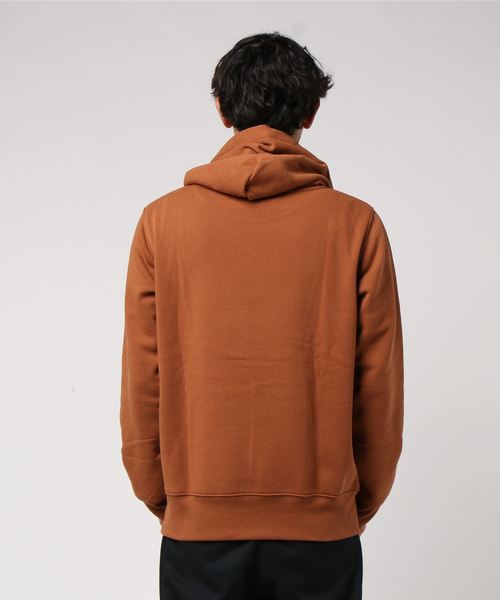 Dickies(ディッキーズ)の「∴WEGO/Dickies 別注刺繍プルパーカー(パーカー・メンズ・ブラウン/ブラック/ホワイト・LARGE/MEDIUM)」の4枚目の写真