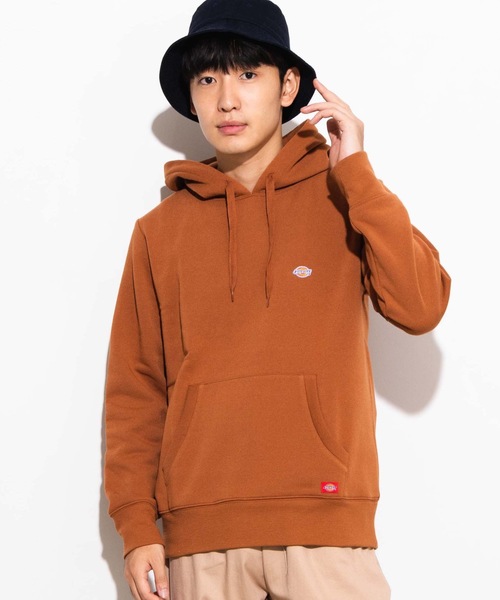 Dickies(ディッキーズ)の「∴WEGO/Dickies 別注刺繍プルパーカー(パーカー・メンズ・ブラウン/ブラック/ホワイト・LARGE/MEDIUM)」の3枚目の写真