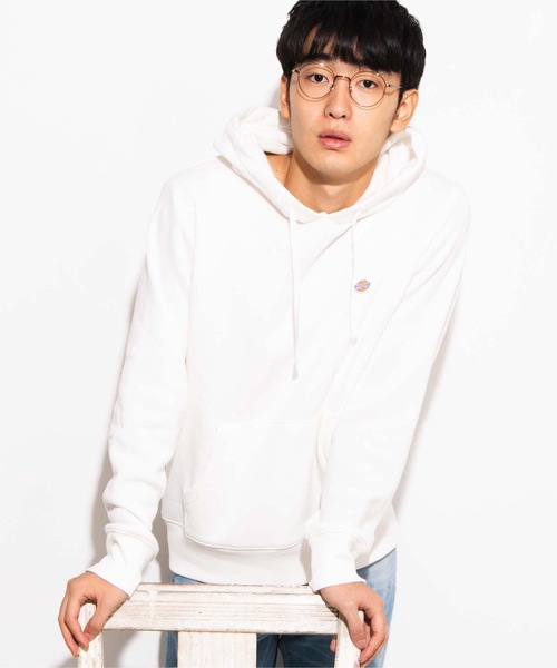 Dickies(ディッキーズ)の「∴WEGO/Dickies 別注刺繍プルパーカー(パーカー・メンズ・ブラウン/ブラック/ホワイト・LARGE/MEDIUM)」の17枚目の写真