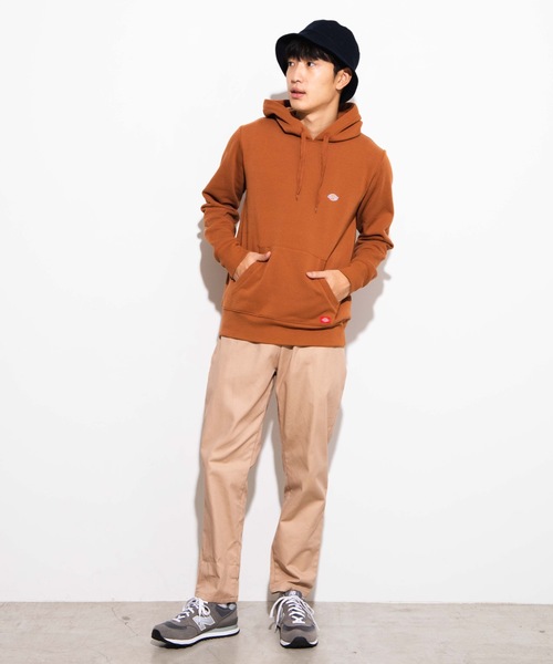 Dickies(ディッキーズ)の「∴WEGO/Dickies 別注刺繍プルパーカー(パーカー・メンズ・ブラウン/ブラック/ホワイト・LARGE/MEDIUM)」の18枚目の写真