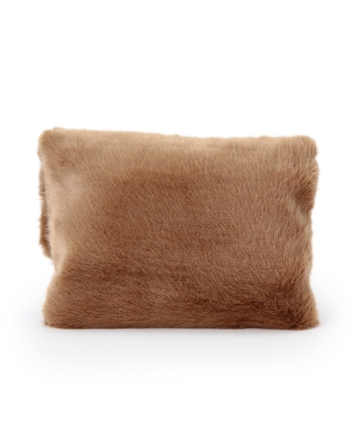 bpr BEAMS Women's(ビーピーアール ビームス)の「BEAMS / フェイクファー クラッチバッグ(クラッチバッグ・レディース・ベージュ/ネイビー・ONE SIZE)」の19枚目の写真