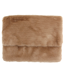 bpr BEAMS Women's | BEAMS / フェイクファー クラッチバッグ(クラッチバッグ)