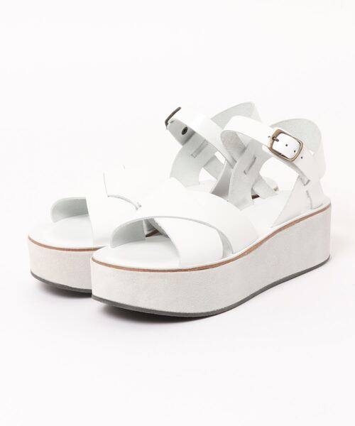 【CORSO ROMA,9】アンクルストラップ厚底サンダル(W02100) 新品・在庫あり CORSO ROMA9 厚底ストラップサンダル サンダル