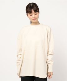 AMERICAN HOLIC | 2WAY鹿の子裾ラウンドチュニック(Tシャツ/カットソー)