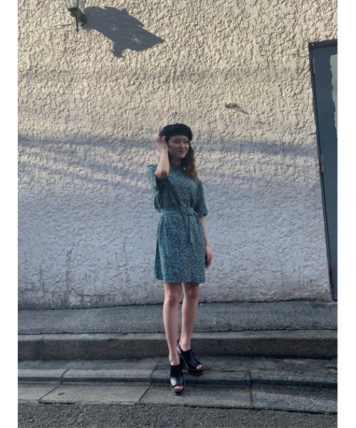 セール Leo Leo Blur ワンピース シャツワンピース ワンピース Sly スライ のファッション