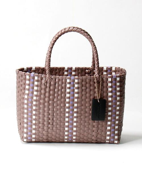 BEAUTY&YOUTH UNITED ARROWS（ビューティーアンドユースユナイテッドアローズ）の「BY ラインメルカドミニトートバッグ о（トートバッグ・レディース・ブラック/ライラック/ベージュ・FREE）」の3枚目の写真