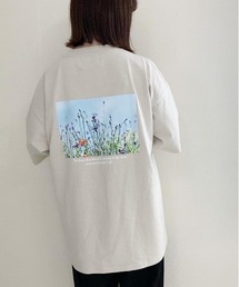 anown | Flower/art グラフィックカットソー【ファッションインフルエンサー uki×anown 限定コラボ】(Tシャツ/カットソー)