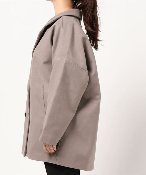 apres jour（アプレジュール）の「Wゆるジャケットコート【ZOZOTOWN限定アイテム】20AW☆（ダウンジャケット/コート・レディース・ダークブラウン/モカ/スモークピンク/ライトベージュ・フリー）」の11枚目の写真