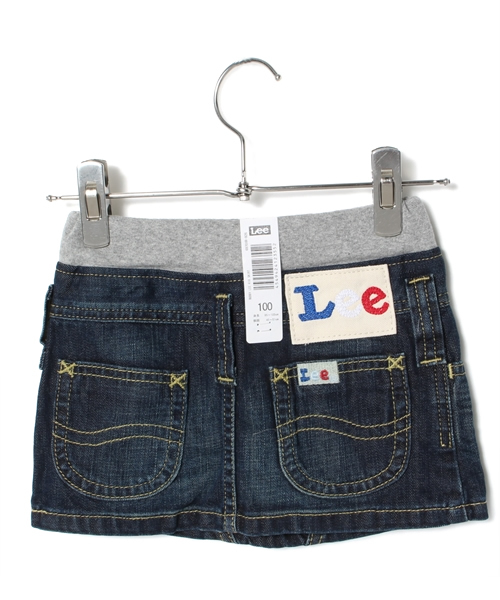 CIAOPANIC TYPY（チャオパニックティピー）の「KIDS リー別注デニムスカート（デニムスカート・キッズ・ネイビー/ブルー・110/130/100/120）」の7枚目の写真