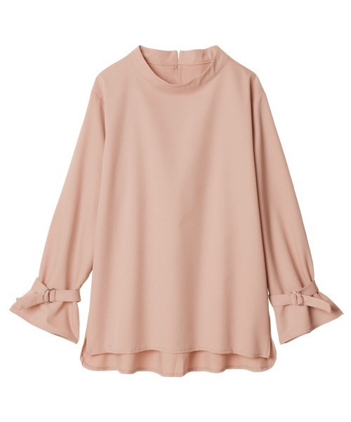 RANAN（ラナン）の「袖デザインプチハイネックブラウス（シャツ/ブラウス・レディース・ネイビー/桜/ブラック系その他・L/LL/M）」の5枚目の写真