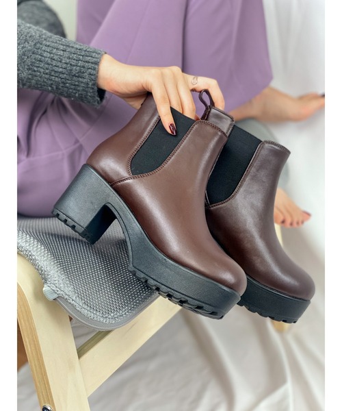 セール Sugar Sugar シュガーシュガー サイドゴアブーツ ブーツ Sugar Sugar シュガーシュガー のファッション通販 Zozotown