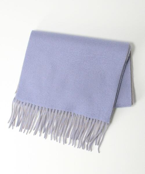 Eds Cashmere（イーディーエスカシミア）の「＜EDS CASHMERE＞カシミヤリバーシブルマフラー ◆（マフラー・レディース・ライトブルー/ピンク/イエロー/ナチュラル・FREE）」の7枚目の写真