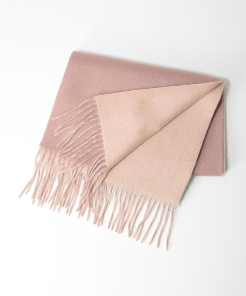 Eds Cashmere（イーディーエスカシミア）の「＜EDS CASHMERE＞カシミヤリバーシブルマフラー ◆（マフラー・レディース・ライトブルー/ピンク/イエロー/ナチュラル・FREE）」の17枚目の写真