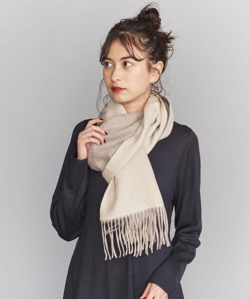 Eds Cashmere（イーディーエスカシミア）の「＜EDS CASHMERE＞カシミヤリバーシブルマフラー ◆（マフラー・レディース・ライトブルー/ピンク/イエロー/ナチュラル・FREE）」の16枚目の写真