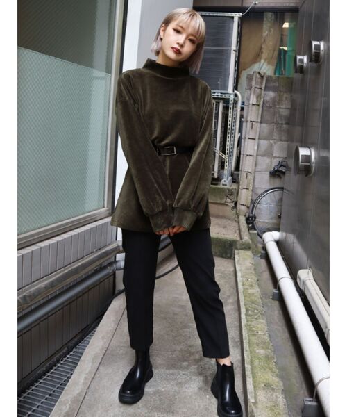 WEB限定】ハイネックミニワンピース（ワンピース）｜EMODA（エモダ）の