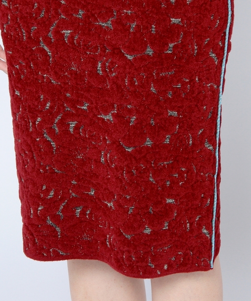 Another Edition（アナザーエディション）の「モール ジャカード ニット スカート/AE MOLE JQ KNIT SK ◆（スカート・レディース・ブラック/レッド/オリーブ・フリー）」の7枚目の写真