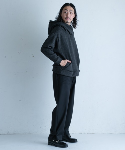 人気殺到本物保証 パーカー裏起毛ドレープパーカー aw パーカー