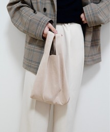 y/m by れぽすけ | フェイクスウェードBAG(エコバッグ/サブバッグ)
