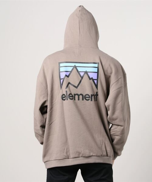 ELEMENT(エレメント)の「ELEMENT/エレメント オーバーサイズ バックプリントパーカー BB021-018(パーカー・メンズ・ホワイト/ブラック/ベージュ・XL/L/M)」の7枚目の写真