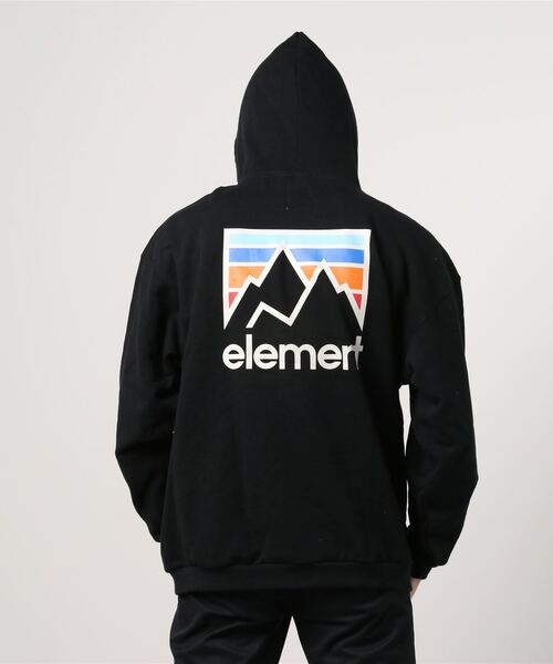 ELEMENT(エレメント)の「ELEMENT/エレメント オーバーサイズ バックプリントパーカー BB021-018(パーカー・メンズ・ホワイト/ブラック/ベージュ・XL/L/M)」の6枚目の写真