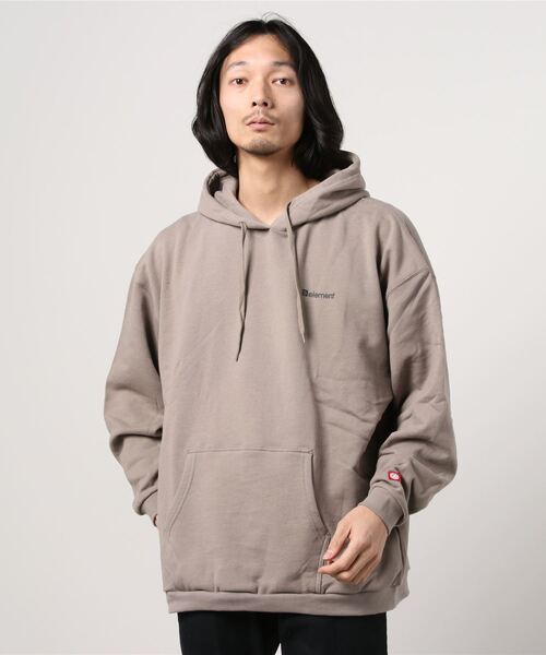 ELEMENT(エレメント)の「ELEMENT/エレメント オーバーサイズ バックプリントパーカー BB021-018(パーカー・メンズ・ホワイト/ブラック/ベージュ・XL/L/M)」の10枚目の写真