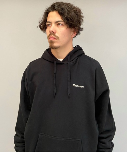 ELEMENT(エレメント)の「ELEMENT/エレメント オーバーサイズ バックプリントパーカー BB021-018(パーカー・メンズ・ホワイト/ブラック/ベージュ・XL/L/M)」の18枚目の写真