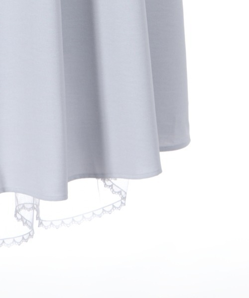 axes femme POETIQUE（アクシーズファムポエティック）の「バックフリルレースアップＳＫ（スカート・レディース・サックスブルー/ブラック/ピンク・MEDIUM）」の18枚目の写真