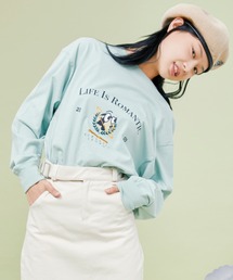 【ROMANTIC CROWN】UNIVERSE LONG SLEEVES / ロマンティッククラウン ユニバース ロゴ ロングスリーブ Tシャツ