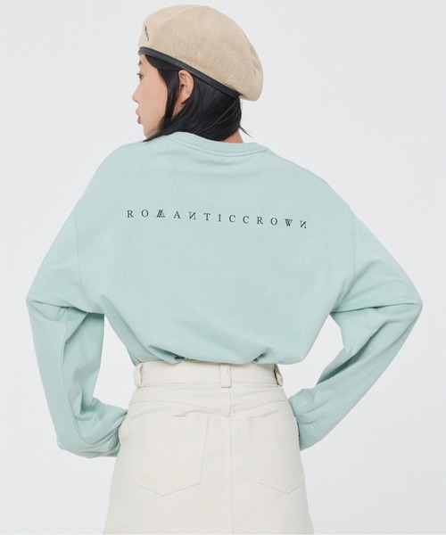 ROMANTIC CROWN（ロマンティッククラウン）の「【ROMANTIC CROWN】UNIVERSE LONG SLEEVES / ロマンティッククラウン ユニバース ロゴ ロングスリーブ Tシャツ（Tシャツ/カットソー・メンズ・グリーン/ホワイト/ブラック・MEDIUM/SMALL/LARGE/X-LARGE）」の20枚目の写真