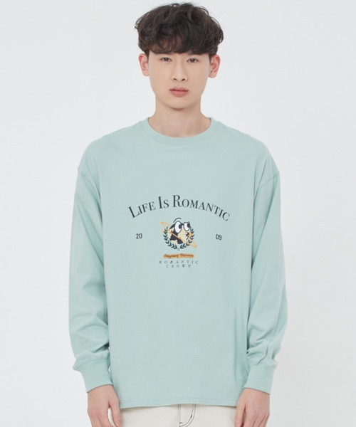 ROMANTIC CROWN（ロマンティッククラウン）の「【ROMANTIC CROWN】UNIVERSE LONG SLEEVES / ロマンティッククラウン ユニバース ロゴ ロングスリーブ Tシャツ（Tシャツ/カットソー・メンズ・グリーン/ホワイト/ブラック・MEDIUM/SMALL/LARGE/X-LARGE）」の16枚目の写真