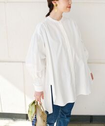 SHIPS | 【SHIPS別注】BENCH MARKING SHIRT:ボリュームタックスリーブシャツ(シャツ/ブラウス)