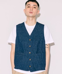 CAL O LINE/キャルオーライン DENIM VEST デニムベスト