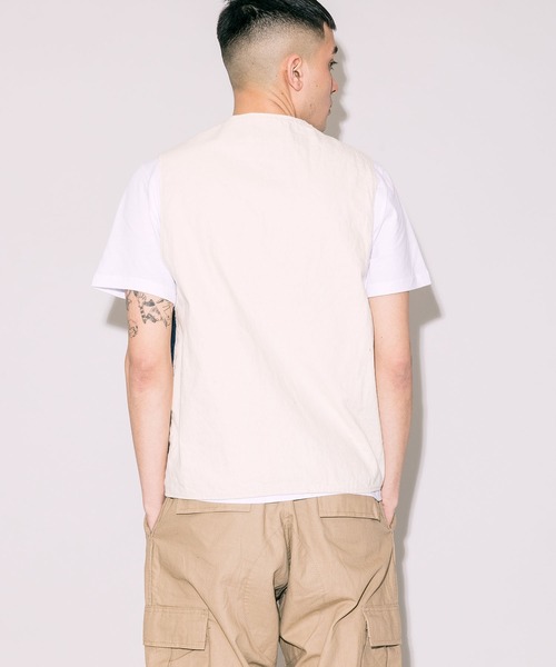 CAL O LINE（キャルオーライン）の「CAL O LINE/キャルオーライン DENIM VEST デニムベスト（ベスト・メンズ・ブルー・M/L/XL）」の6枚目の写真