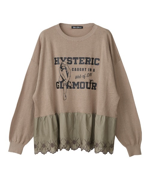 ヒステリックグラマー　トップス　スパイダー HYSTERIC GLAMOUR（ヒステリックグラマー）の「WEB OF SIN