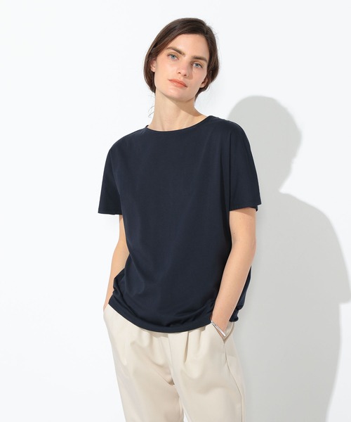LE SOUK HOLIDAY（ルスークホリデー）の「バックタックプルオーバー（Tシャツ/カットソー・レディース・ネイビー/ライトグレー/オフホワイト/カーキ・L/M）」の4枚目の写真