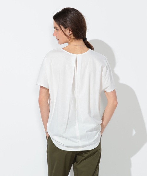 LE SOUK HOLIDAY（ルスークホリデー）の「バックタックプルオーバー（Tシャツ/カットソー・レディース・ネイビー/ライトグレー/オフホワイト/カーキ・L/M）」の2枚目の写真